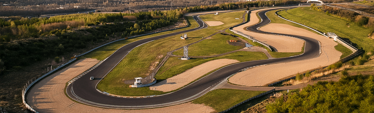 Aerial view of Autodrom Most