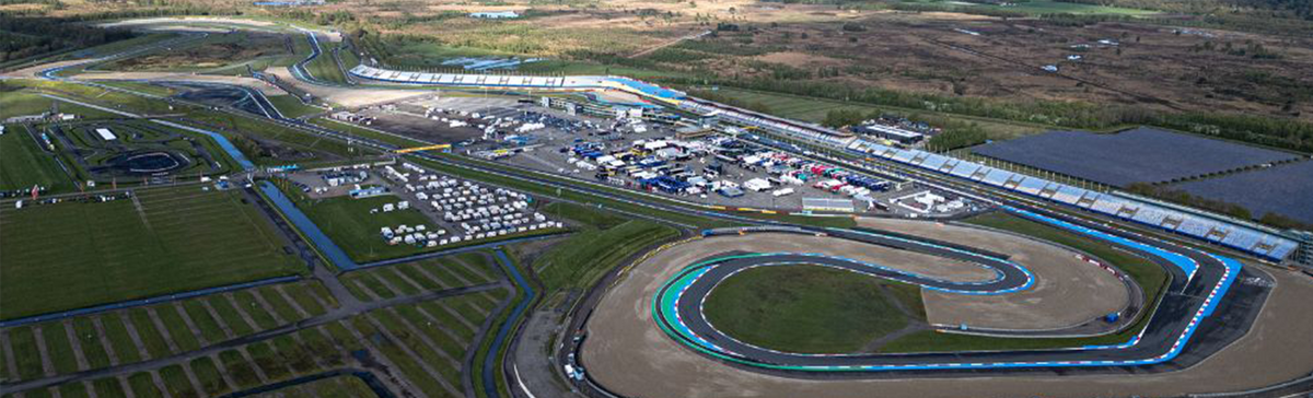 Aerial view of TT Circuit Assen
